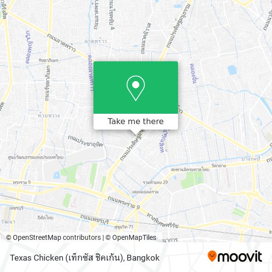 Texas Chicken (เท็กซัส ชิคเก้น) map