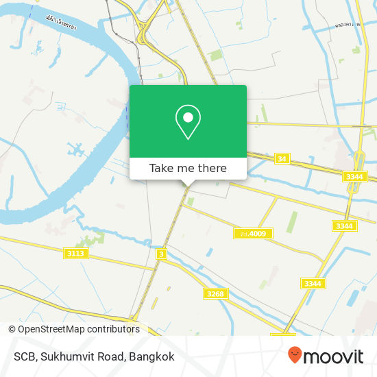 SCB, Sukhumvit Road map