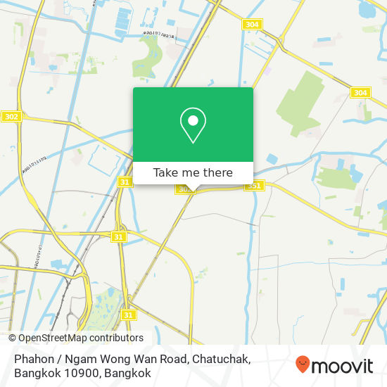 Phahon / Ngam Wong Wan Road, Chatuchak, Bangkok 10900 map