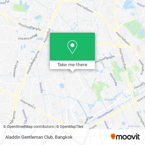 Aladdin Gentleman Club map