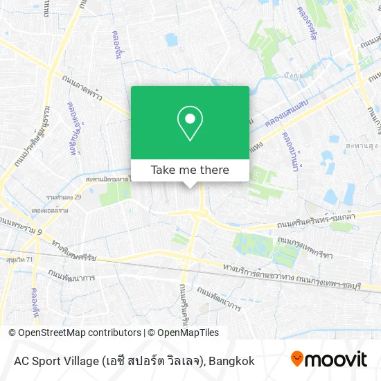 AC Sport Village (เอซี สปอร์ต วิลเลจ) map