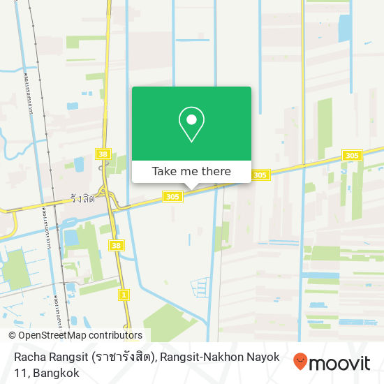 Racha Rangsit (ราชารังสิต), Rangsit-Nakhon Nayok 11 map