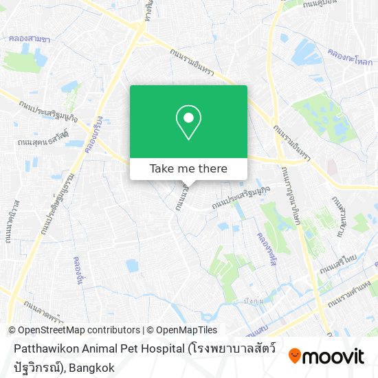 Patthawikon Animal Pet Hospital (โรงพยาบาลสัตว์ปัฐวิกรณ์) map