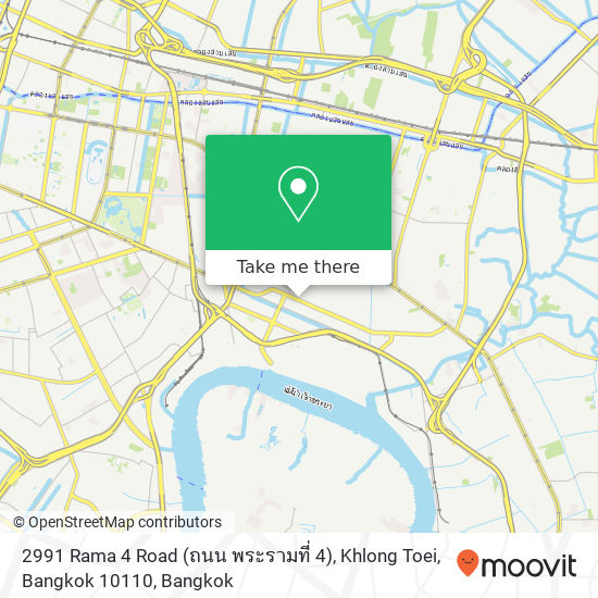 2991 Rama 4 Road (ถนน พระรามที่ 4), Khlong Toei, Bangkok 10110 map