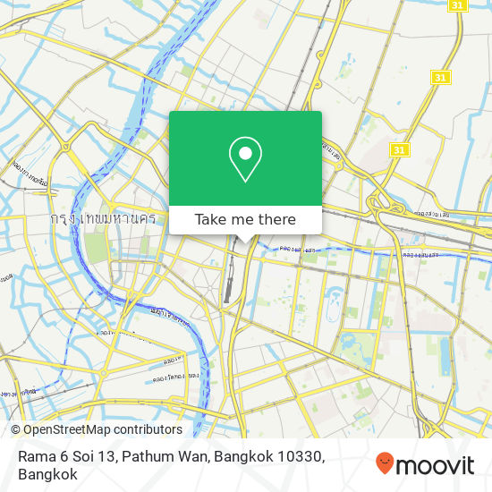 Rama 6 Soi 13, Pathum Wan, Bangkok 10330 map