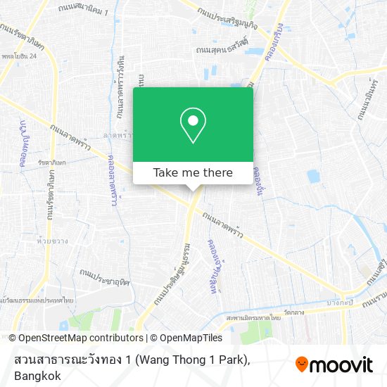 สวนสาธารณะวังทอง 1 (Wang Thong 1 Park) map