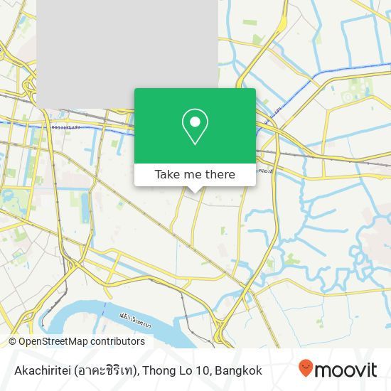 Akachiritei (อาคะชิริเท), Thong Lo 10 map