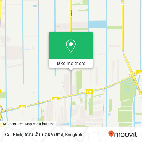 Car Blink, ถนน เลียบคลองสาม map