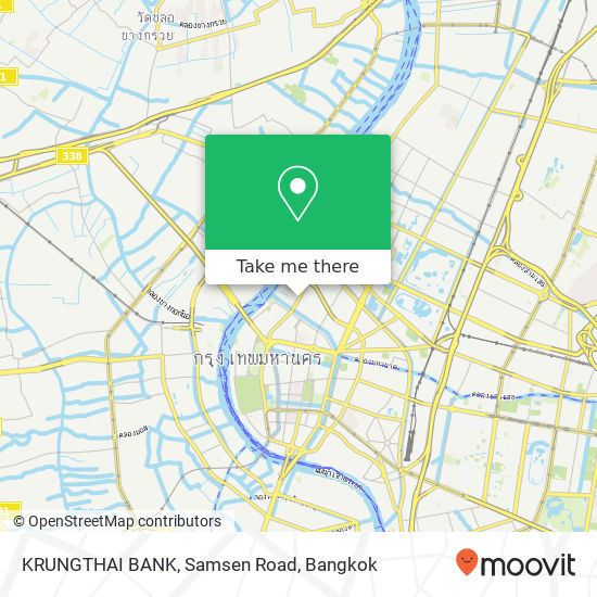 KRUNGTHAI BANK, Samsen Road map
