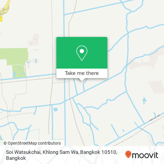 Soi Watsukchai, Khlong Sam Wa, Bangkok 10510 map