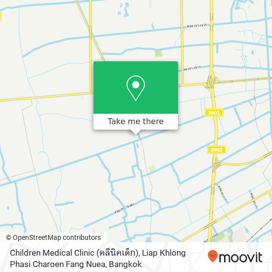 Children Medical Clinic (คลีนิคเด็ก), Liap Khlong Phasi Charoen Fang Nuea map