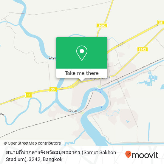 สนามกีฬากลางจังหวัดสมุทรสาคร (Samut Sakhon Stadium), 3242 map