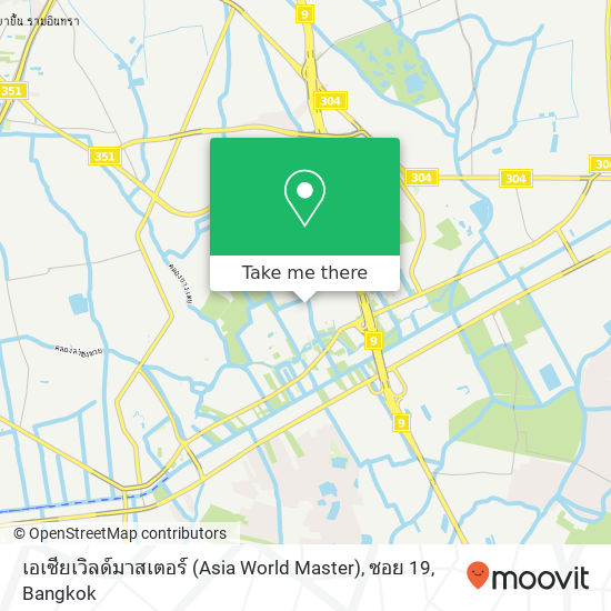 เอเซียเวิลด์มาสเตอร์ (Asia World Master), ซอย 19 map