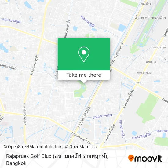 Rajapruek Golf Club (สนามกอล์ฟ ราชพฤกษ์) map