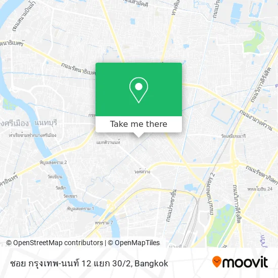 ซอย กรุงเทพ-นนท์ 12 แยก 30/2 map