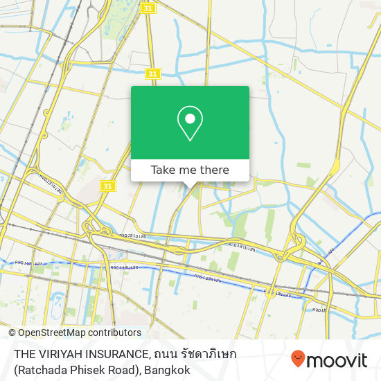 THE VIRIYAH INSURANCE, ถนน รัชดาภิเษก (Ratchada Phisek Road) map