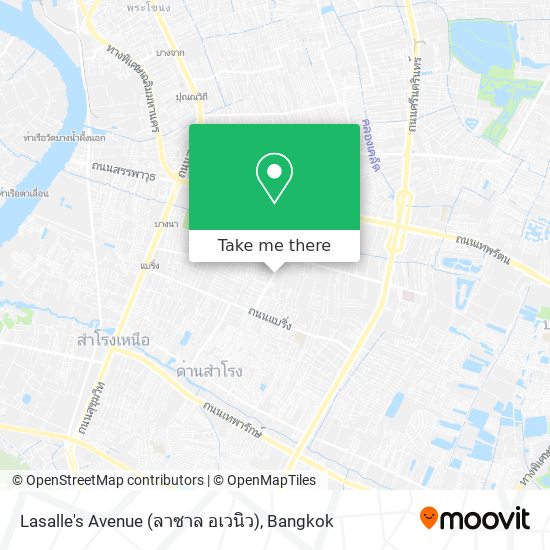 Lasalle's Avenue (ลาซาล อเวนิว) map