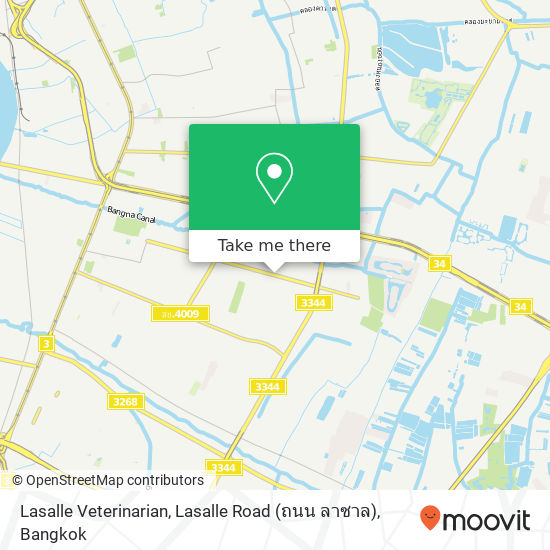 Lasalle Veterinarian, Lasalle Road (ถนน ลาซาล) map