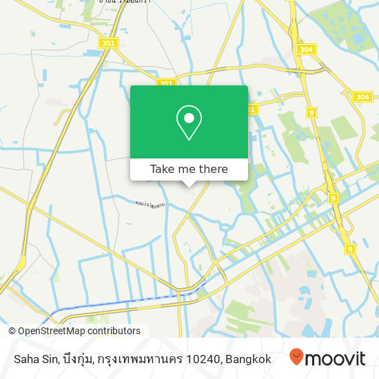 Saha Sin, บึงกุ่ม, กรุงเทพมหานคร 10240 map