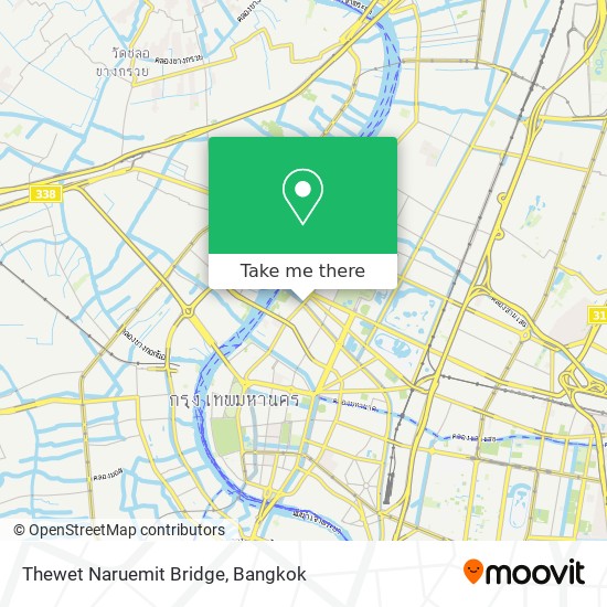 Thewet Naruemit Bridge map