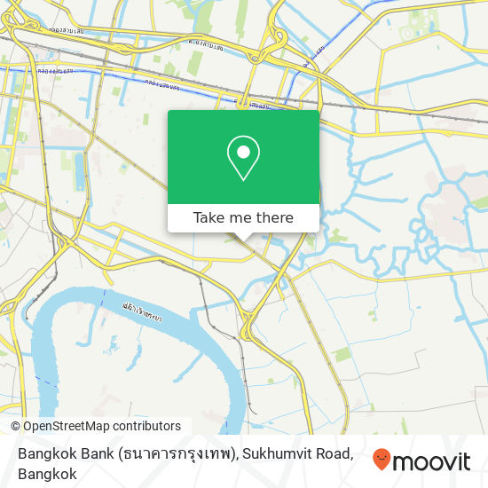 Bangkok Bank (ธนาคารกรุงเทพ), Sukhumvit Road map