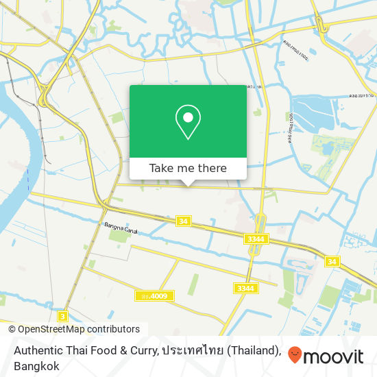 Authentic Thai Food & Curry, ประเทศไทย (Thailand) map