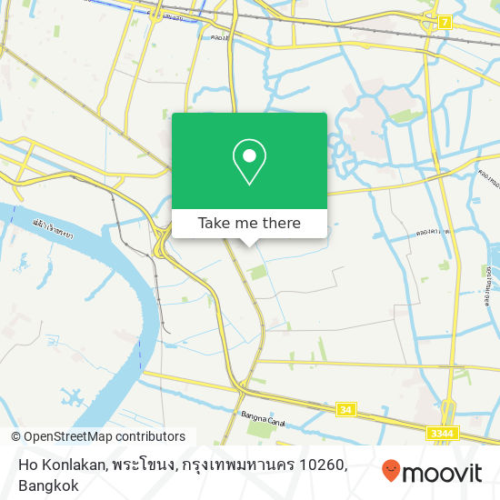 Ho Konlakan, พระโขนง, กรุงเทพมหานคร 10260 map