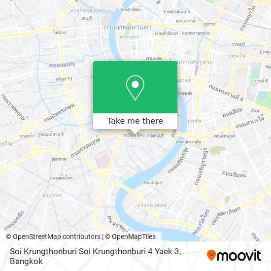 Soi Krungthonburi Soi Krungthonburi 4 Yaek 3 map