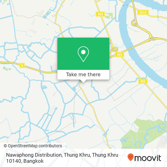 Nawaphong Distribution, Thung Khru, Thung Khru 10140 map