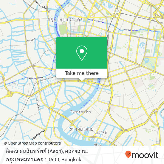 อิออน ธนสินทรัพย์ (Aeon), คลองสาน, กรุงเทพมหานคร 10600 map