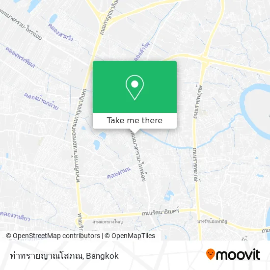 ท่าทรายญาณโสภณ map