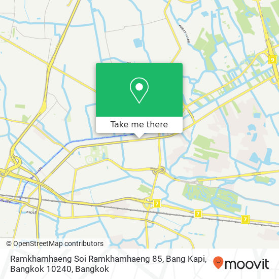 Ramkhamhaeng Soi Ramkhamhaeng 85, Bang Kapi, Bangkok 10240 map