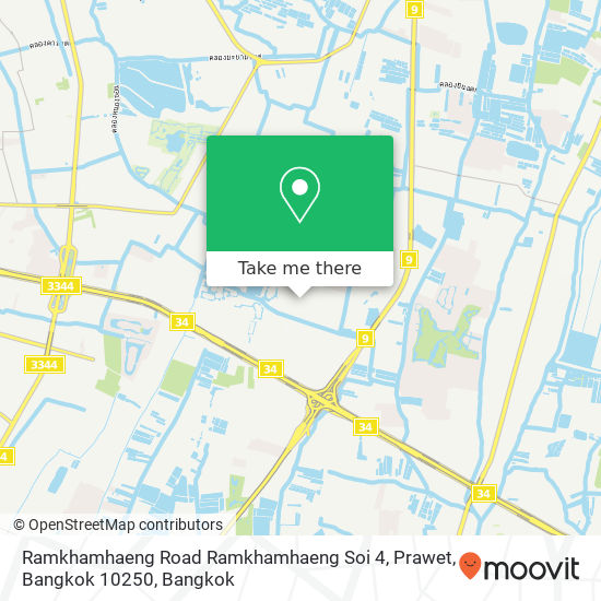 Ramkhamhaeng Road Ramkhamhaeng Soi 4, Prawet, Bangkok 10250 map