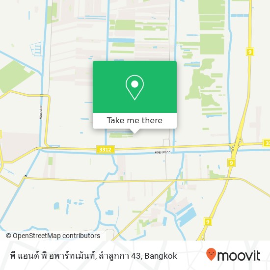 พี แอนด์ พี อพาร์ทเม้นท์, ลำลูกกา 43 map