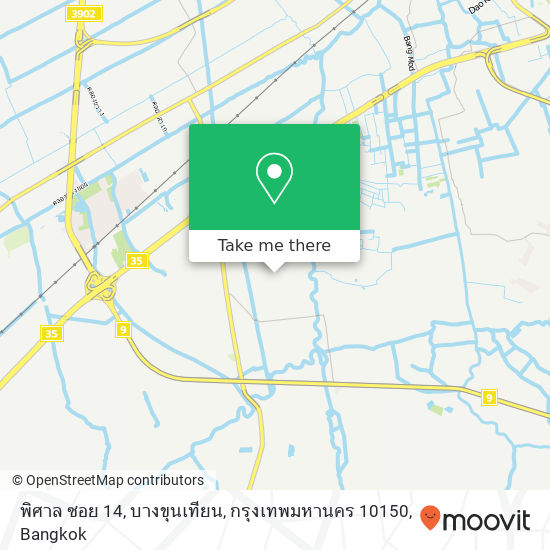 พิศาล ซอย 14, บางขุนเทียน, กรุงเทพมหานคร 10150 map