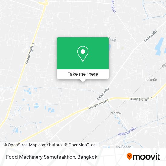 Food Machinery Samutsakhon map