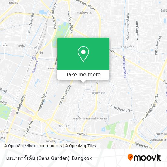 เสนาการ์เด้น (Sena Garden) map