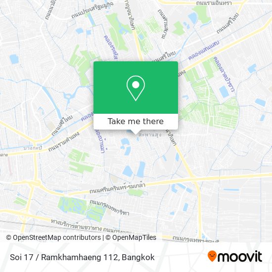 Soi 17 / Ramkhamhaeng 112 map