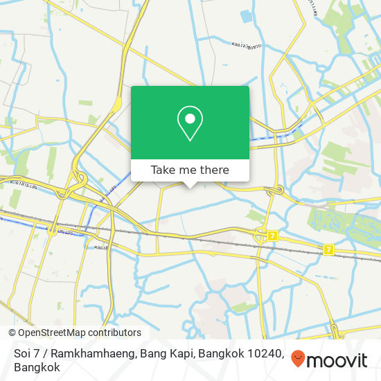 Soi 7 / Ramkhamhaeng, Bang Kapi, Bangkok 10240 map