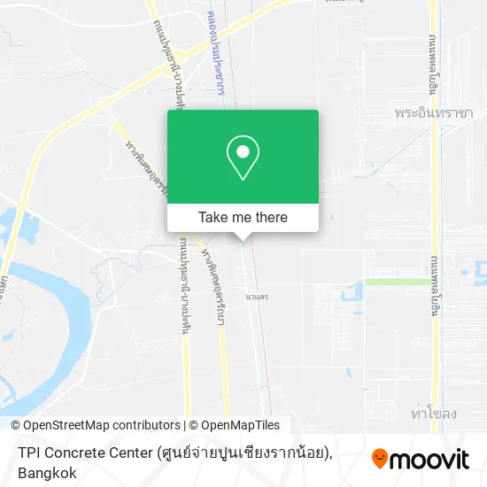 TPI Concrete Center (ศูนย์จ่ายปูนเชียงรากน้อย) map