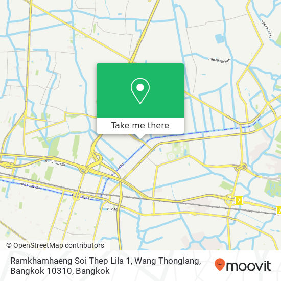 Ramkhamhaeng Soi Thep Lila 1, Wang Thonglang, Bangkok 10310 map