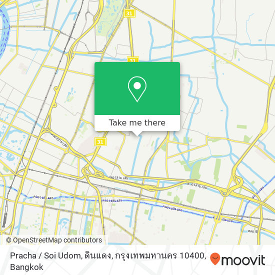 Pracha / Soi Udom, ดินแดง, กรุงเทพมหานคร 10400 map