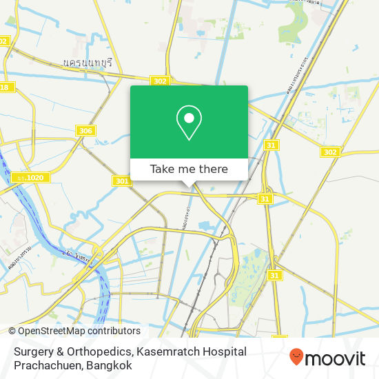 Surgery & Orthopedics, Kasemratch Hospital Prachachuen map