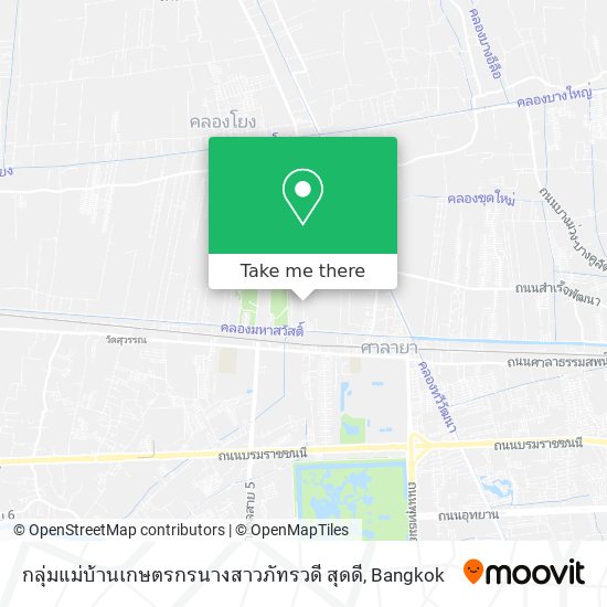 กลุ่มแม่บ้านเกษตรกรนางสาวภัทรวดี สุดดี map