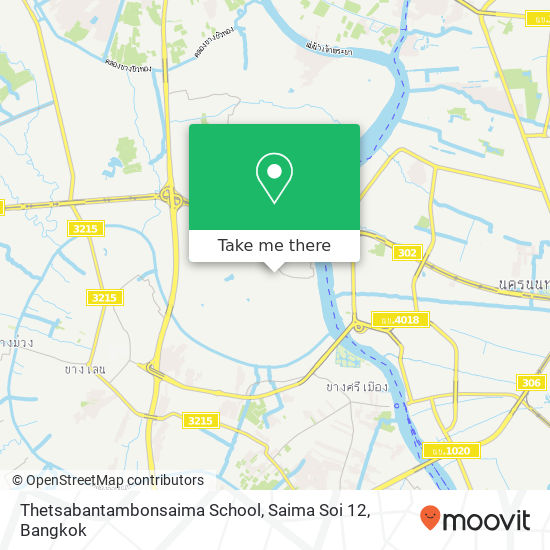 Thetsabantambonsaima School, Saima Soi 12 map