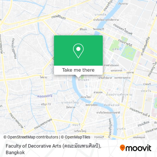 Faculty of Decorative Arts (คณะมัณฑนศิลป์) map