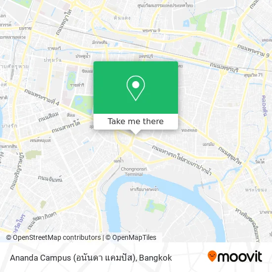 Ananda Campus (อนันดา แคมปัส) map