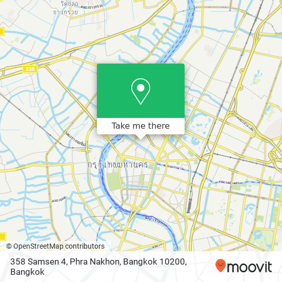358 Samsen 4, Phra Nakhon, Bangkok 10200 map