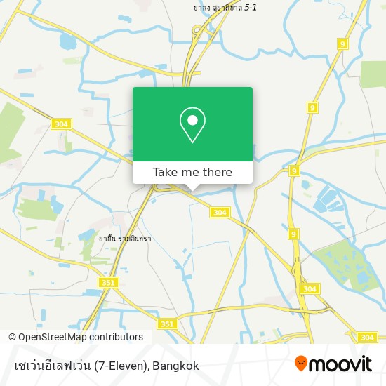 เซเว่นอีเลฟเว่น (7-Eleven) map