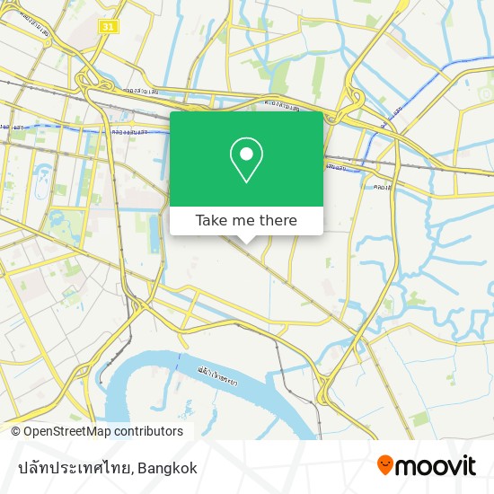 ปลัทประเทศไทย map